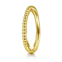Bujukan Bead Crossover Gold Ring