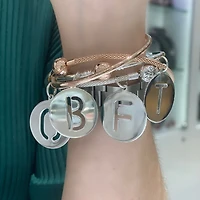 Silver Initial Pendant