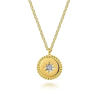 Starburst Diamond Center Necklace