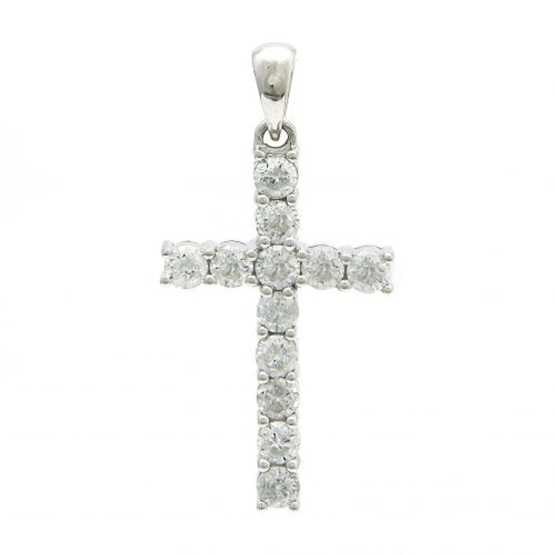 Cross Pendant 1.0ct Diamond