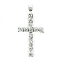Cross Pendant 1.0ct Diamond