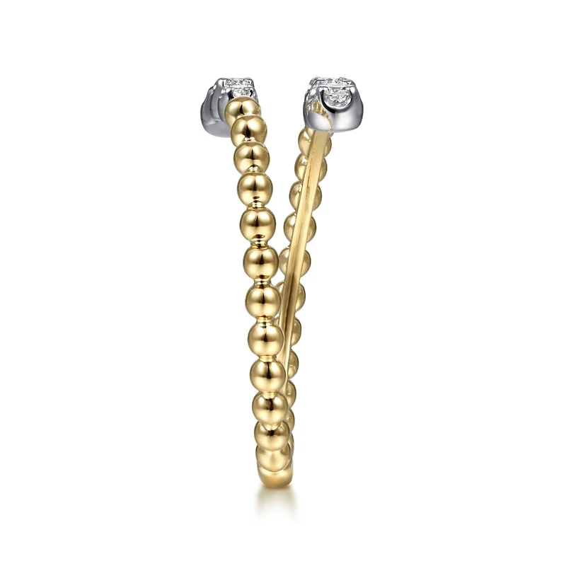 Open Diamond Small Bypass Single Ring