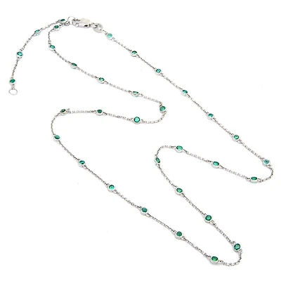 Emerald by the yard Necklace