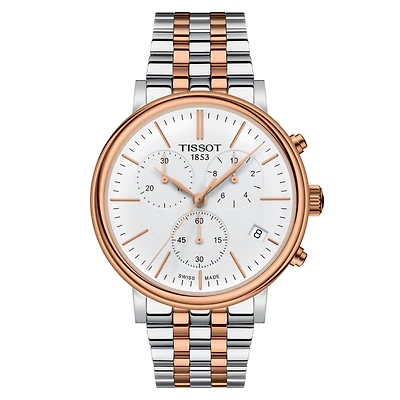 Carson Premium Chrono 40mm Rose/Steel