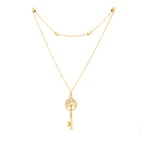 Tree of Life Key Pendant Necklace