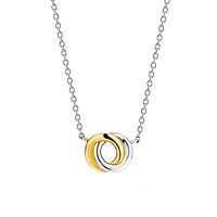 Infinite Wish Two Tone Necklace