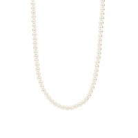 Radiant Pearl 4mm Bead Necklace