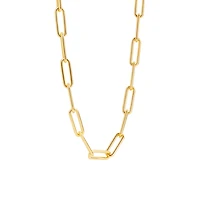 XL Paperclip Golden Necklace
