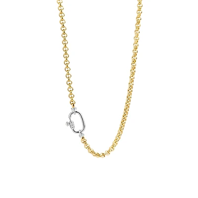 Opulent Rolo Golden Necklace