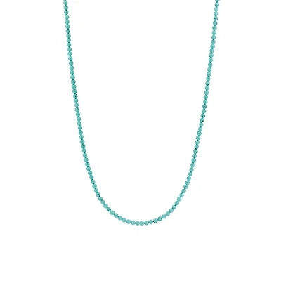 Turquoise Beads Necklace Long