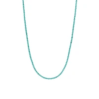 Turquoise Beads Necklace Long