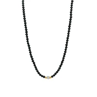 Starry Night Black Bead Necklace