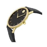 Museum 40MM Yellow and Black Leather