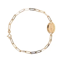 Paperclip Virgen Milagrosa Bracelet