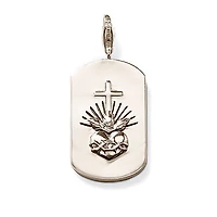 Heart and Cross Charm