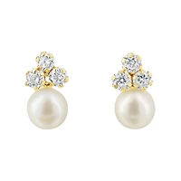 Trio Pearl Kids Earrings