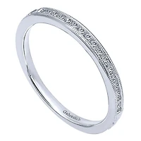 Victorian Wedding Ring .13ct Diamonds