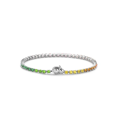 Rainbow Tennis Bracelet