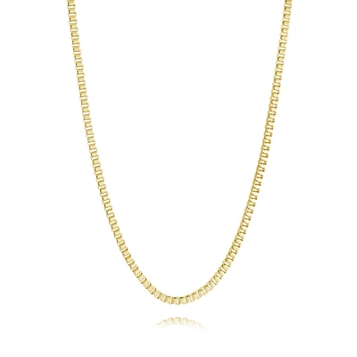 3.3mm Yellow IP Steel Box Square Chain