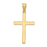 Squared Hollow 30MM Cross Pendant