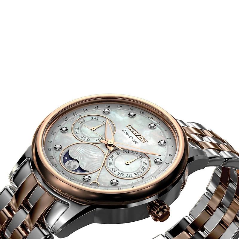 Calendrier Rose/Steel 34MM