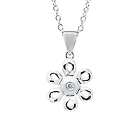 Flower Diamond Kids Necklace