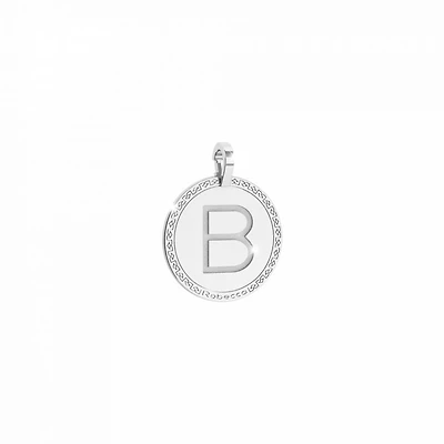 B Initial Pendant 23MM