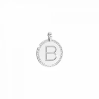 B Initial Pendant 23MM