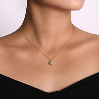 Gold Pearl Necklace