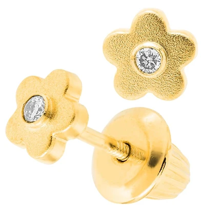 Flower Diamond Kids Studs Earrings