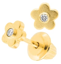 Flower Diamond Kids Studs Earrings
