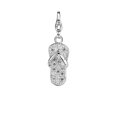 Sparkling Flip Flop Charm