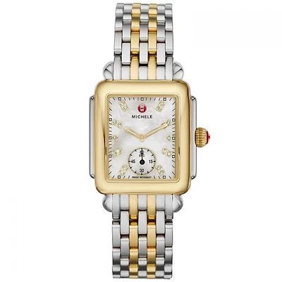 Deco Mid Diamond Two Tone Watch 31MM