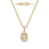 Virgen Milagrosa Diamond Necklace