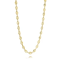 Mini Puffed Mariner Yellow IP Steel Chain