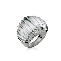 Folli Di Fiori Silver Dome Ring