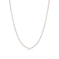 2.2mm Diamond Cut Rolo Rose IP Steel Chain