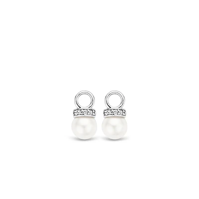 8mm Pearl Zirconia Ear Charms