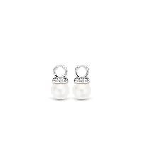 8mm Pearl Zirconia Ear Charms
