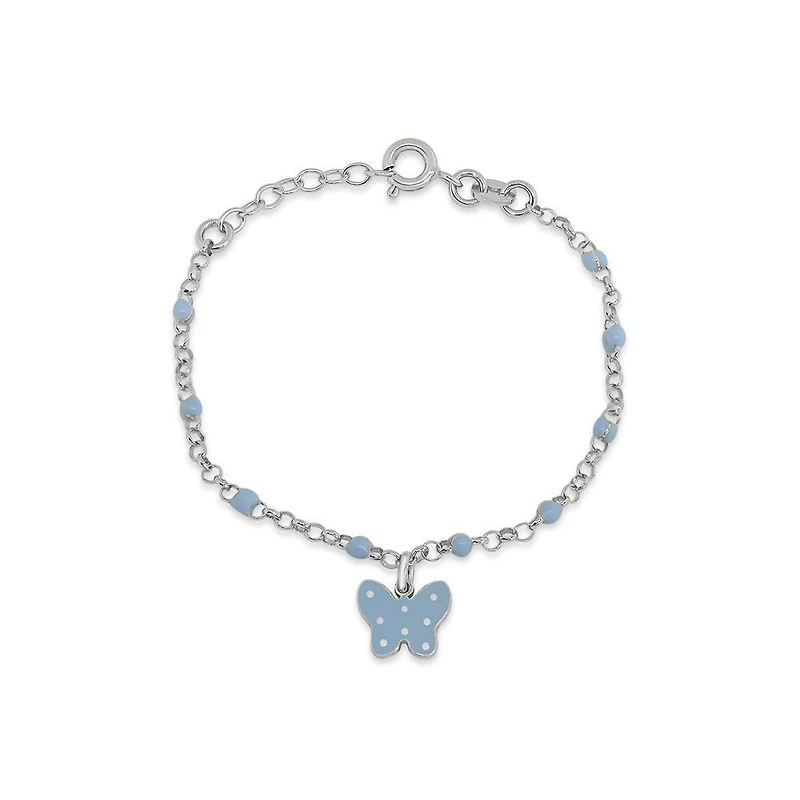 Blue Butterfly Kids Bracelet