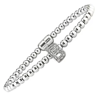 Beads and Initial Bracelet