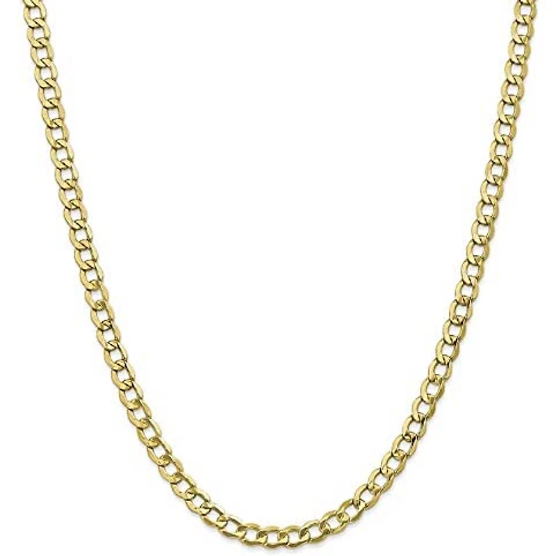 Cuban Flat Hollow 5MM Link Chain