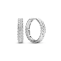 Braid 19mm Hoop Earrings