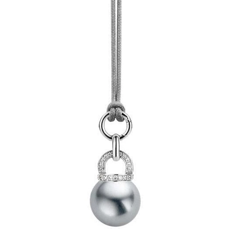 Grey Pearl Carrier Necklace