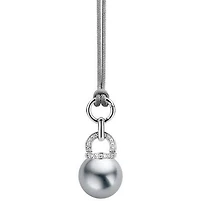 Grey Pearl Carrier Necklace
