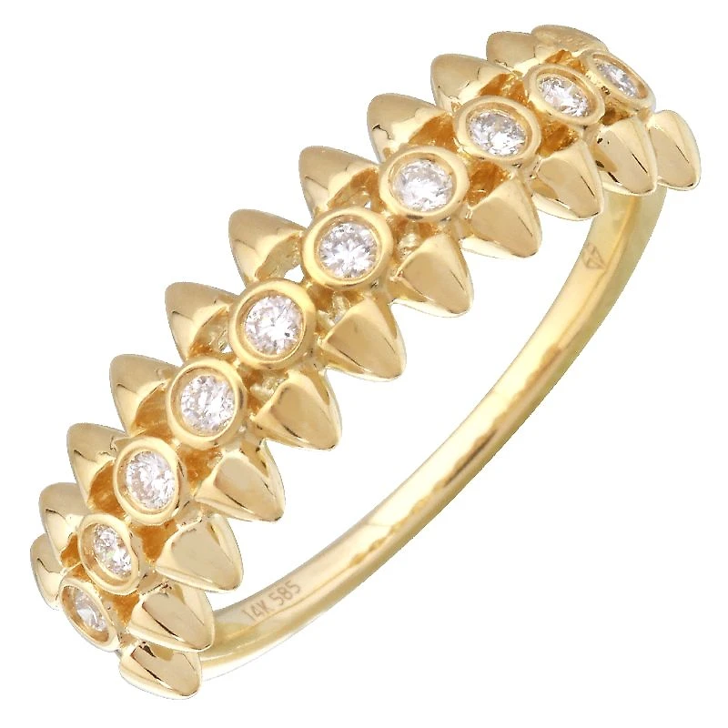 Clashing Diamonds Ring