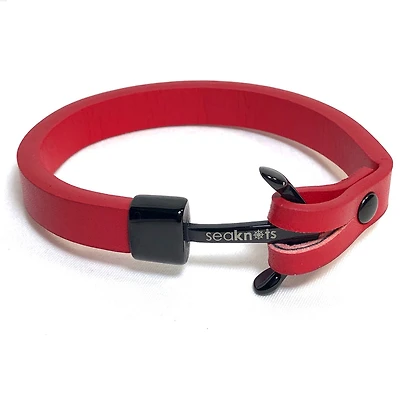 Anchor Leather Bracelet