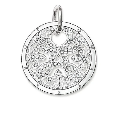 Embellished Medallion Pendant
