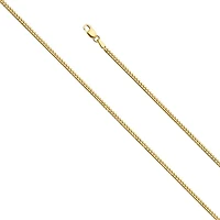 Cuban Solid 2MM Link Chain