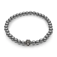 Hematite 6mm Stretch Bead Bracelet